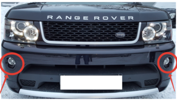 Окантовки противотуманных фар Range Rover Sport 2010-2013 Autobiography