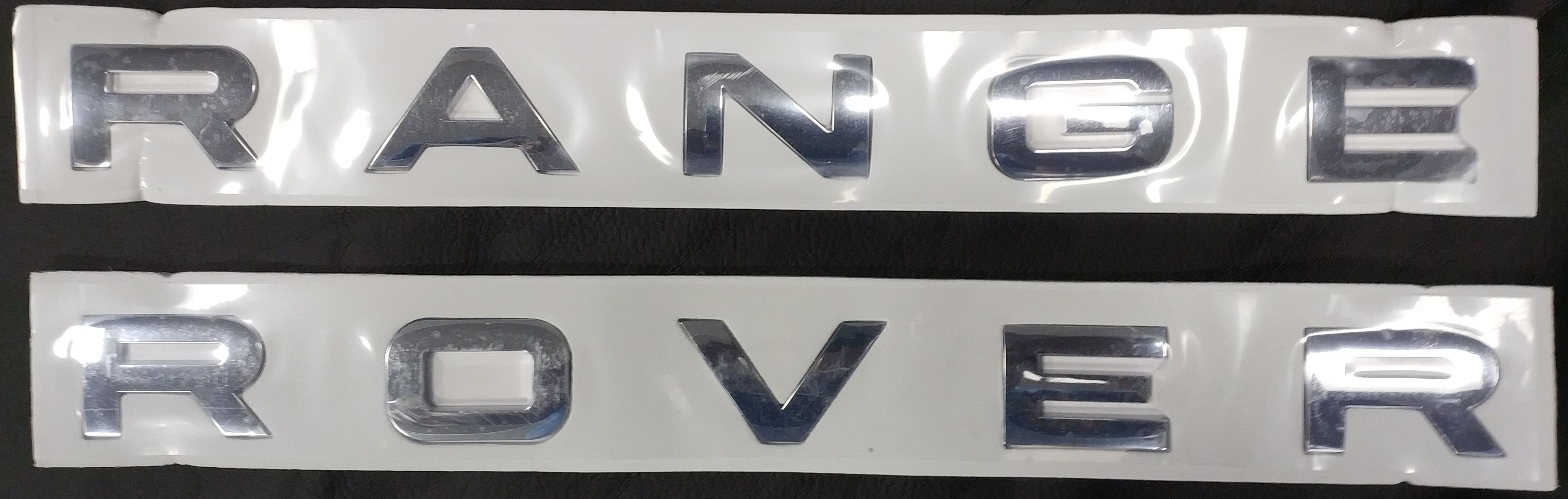 Эмблема надпись на капот (багажник)  Range Rover