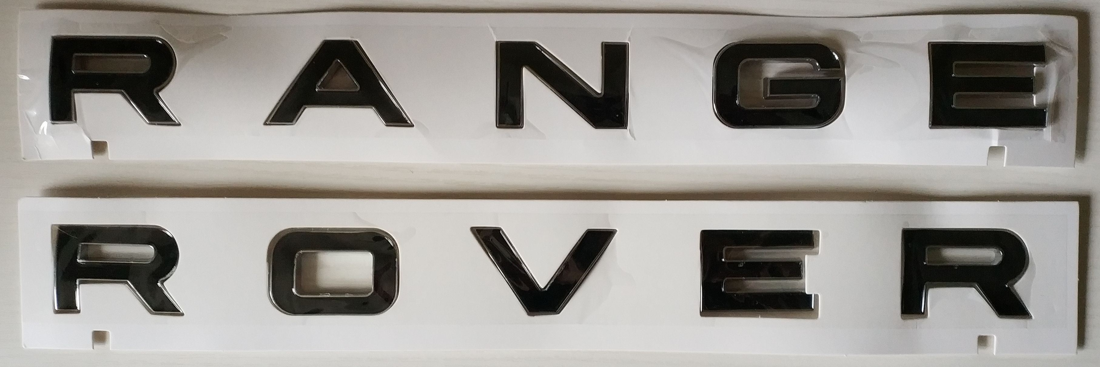 Надпись на капот багажник Range Rover